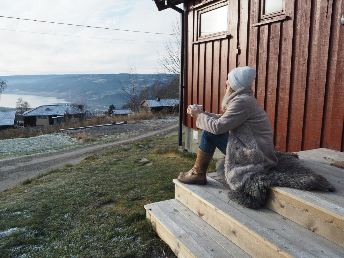 Cabin With Great View Close To Town And Ski Area Lillehammer Exteriör bild