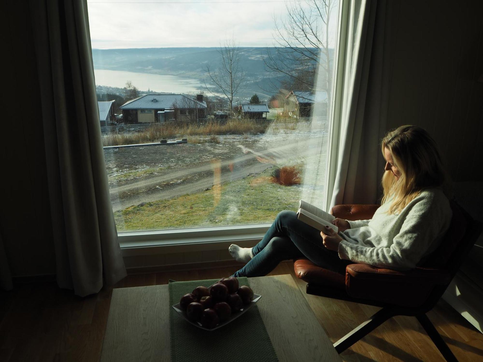 Cabin With Great View Close To Town And Ski Area Lillehammer Exteriör bild