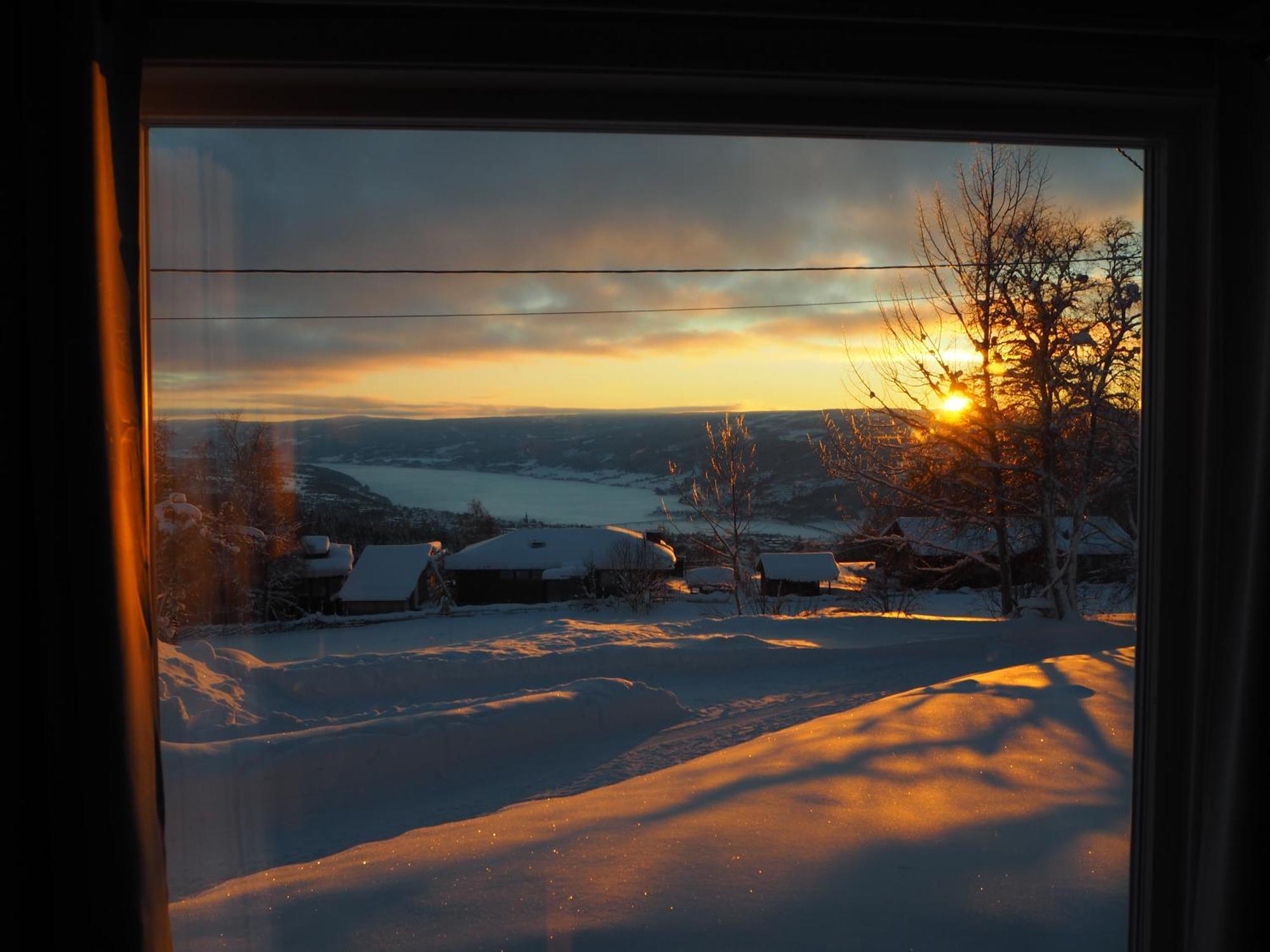 Cabin With Great View Close To Town And Ski Area Lillehammer Exteriör bild