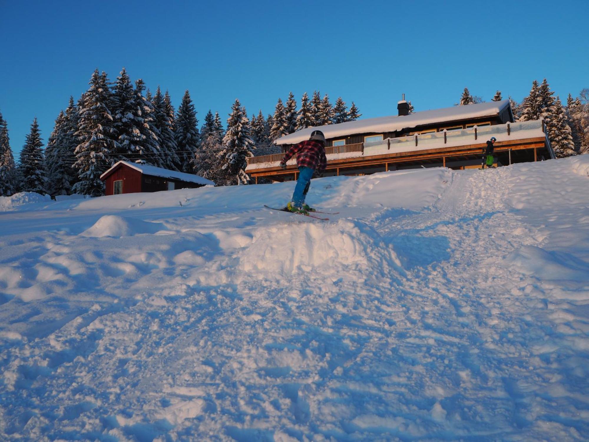 Cabin With Great View Close To Town And Ski Area Lillehammer Exteriör bild